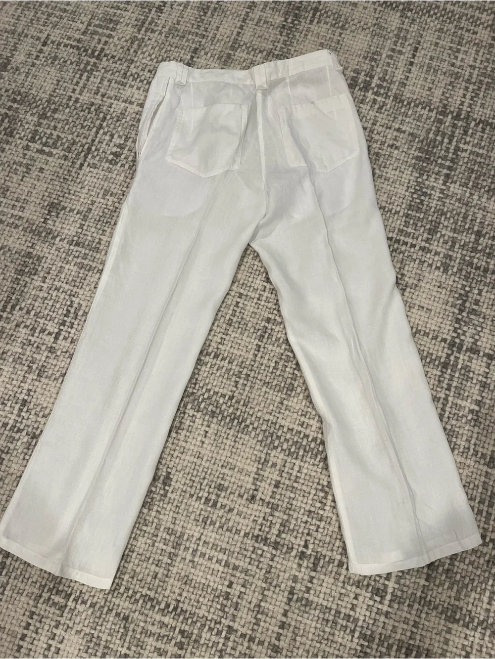 Reiss White Linen Pants